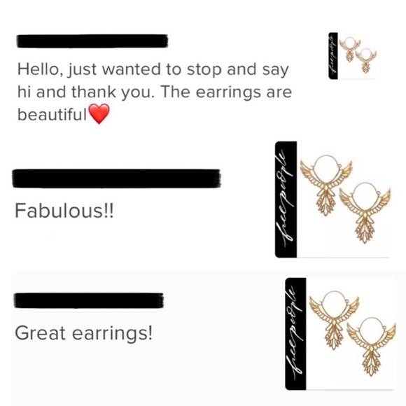 🍒3/$30 New Free People Thunderbird Earrings - Picture 7 of 7
